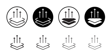 Poster - Breathable leather icon web design in vector