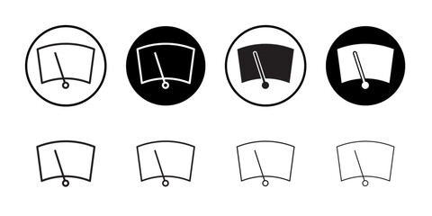 Poster - car windscreen icon web design in vector