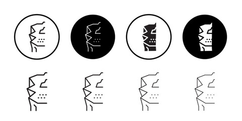 Poster - Cliff icon web design in vector