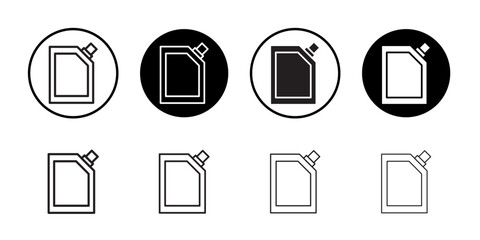 Poster - Doy pack pouch icon web design in vector