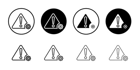 Aufkleber - Failure icon web design in vector