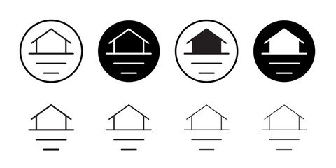 Poster - Flood icon web design in vector