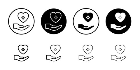 Poster - Health insurance icon web design in vector