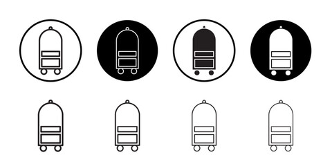 Aufkleber - Hotel service icon web design in vector