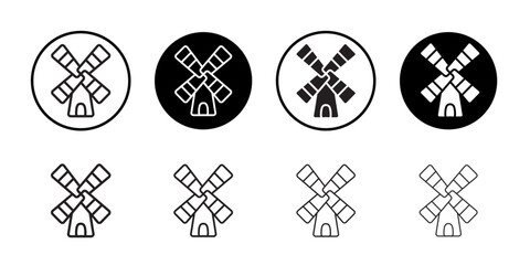 Poster - Mill icon web design in vector