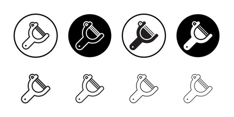 Aufkleber - Potato peeler icon web design in vector