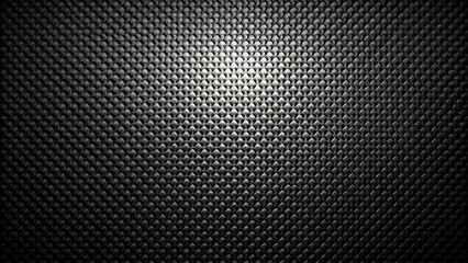 Poster - black and white image of a textured surface with a spotlight shining from the top