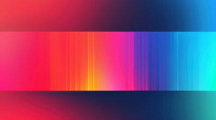 Poster - A vibrant gradient blend of colors transitioning smoothly from red to blue, creating a dynamic and visually striking effect.
