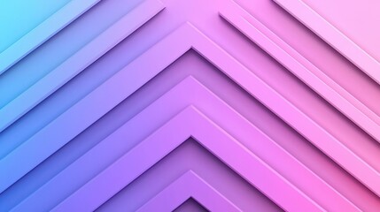 Poster - A vibrant, abstract design featuring layered, diagonal lines in shades of blue and pink, creating a visually striking pattern.