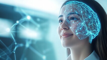 Poster - Smiling Engineer Working with Technology in High-Tech Data Center