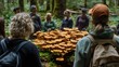 © Nannaphat#4717658 - Group Observing Mushrooms in Forest