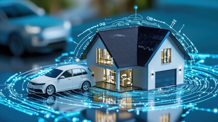 Poster - Smart Home Automation and Connected Electric Car in Intelligent Eco Friendly Residential Environment