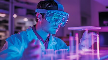 Poster - a high-tech physics lab using augmented reality to explore the effects of quantum tunneling and part