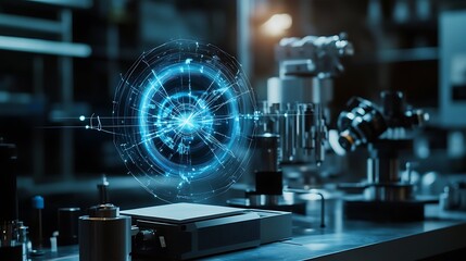 Poster - a high-tech physics lab using augmented reality to visualize the effects of quantum entanglement on 