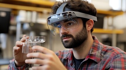 Poster - a high-tech physics lab using augmented reality to visualize the effects of high-energy collisions o