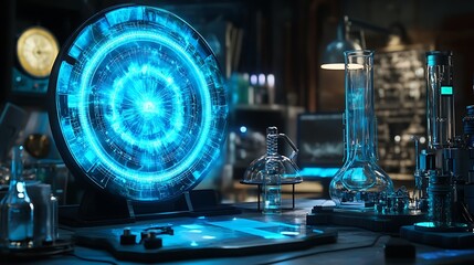 Poster - a high-tech physics facility with augmented reality for visualizing the effects of quantum mechanics