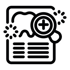 Poster - Magnifying glass examines document with positive symbol, representing verification, validation, and approval processes