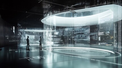 Poster - a futuristic physics research facility with digital tools for exploring the behavior of matter at ne