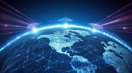Poster - Global Network Connectivity: A Digital World Map