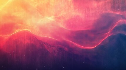 Poster - A vibrant abstract background featuring bold waves of color that blend seamlessly, evoking emotions of serenity and inspiration for creative projects.