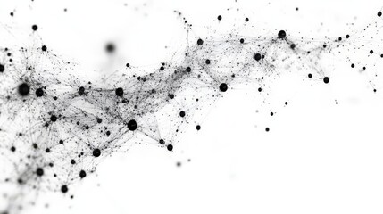 Poster - Abstract digital network background illustrating data connections and technology. Perfect for presentations on innovation and modern communication.