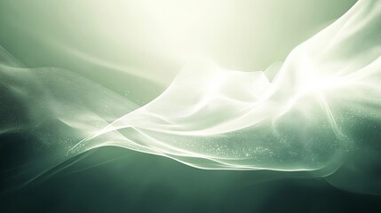 Poster - Abstract fluid movement with soft light effects creates a serene and calming atmosphere, ideal for backgrounds or artistic visuals.