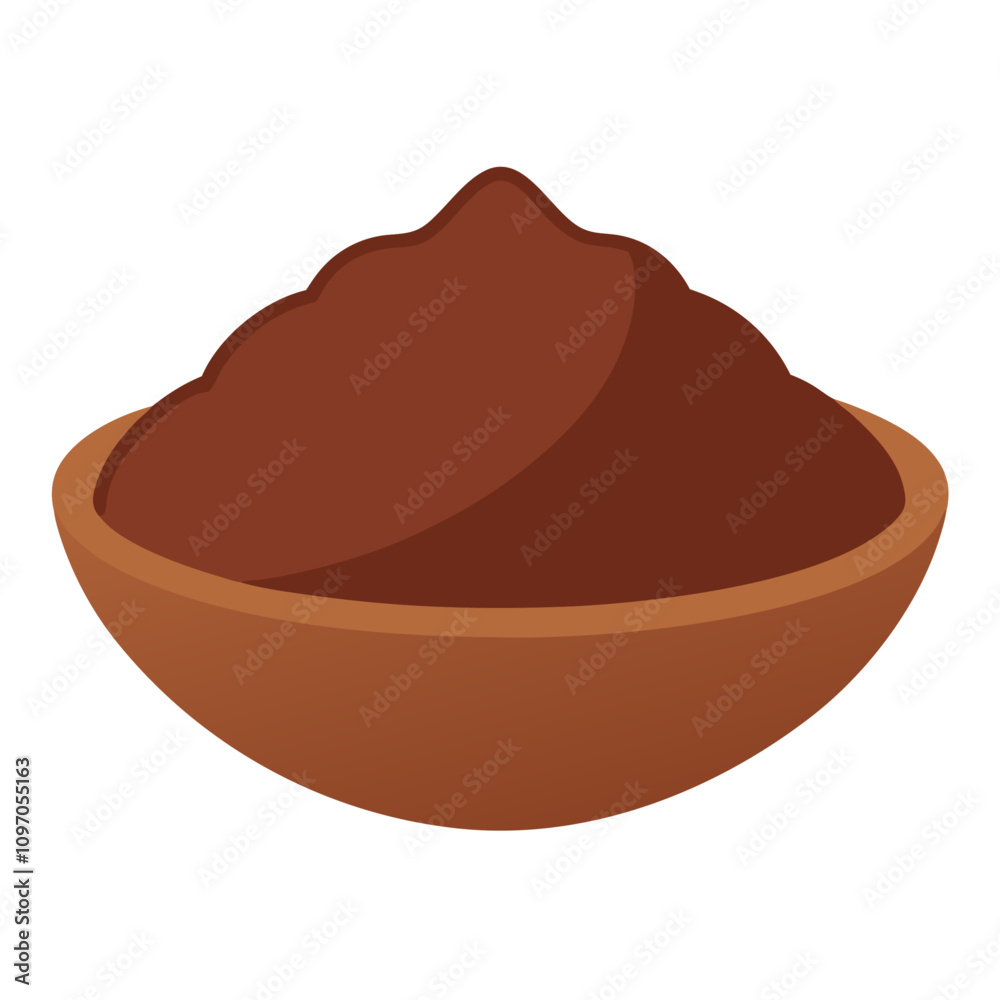 cocoa powder clipart cartoon Illustration drawing Stock Vector | Adobe ...