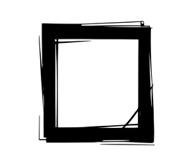 Frame for your design, black and white frame, Frame, Grange frame for your text, Vector frame