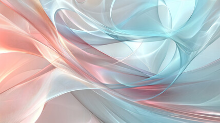 Poster - Soft pastel hues effortlessly blend to form a stunning and otherworldly masterpiece