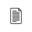 © MonoIcon - Document Icon, Minimal Simple Logo
