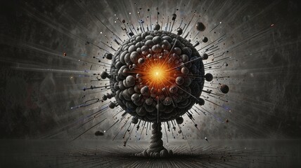 Wall Mural - atomic explosion