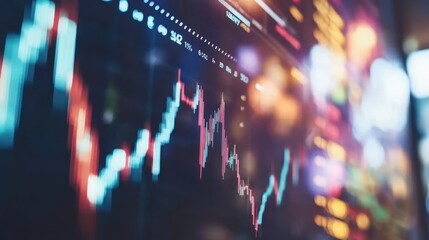 Poster - Stock Market Data Displaying Financial Trends