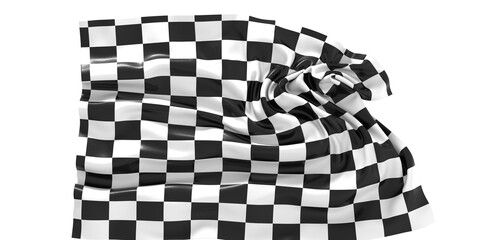 Aufkleber - Checkered flag, race flag background