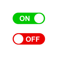 Wall Mural - switch button icons