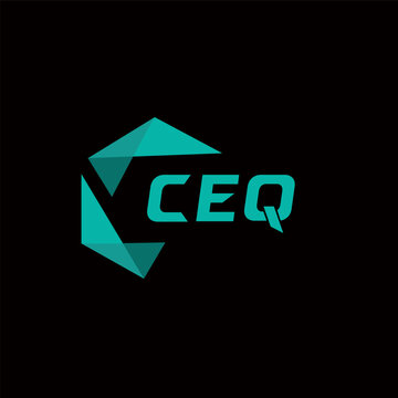 CEQ creative minimalist letter logo. CEQ unique vector initials alphabet letter logo design