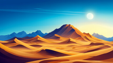 Wall Mural - expansive desert landscape