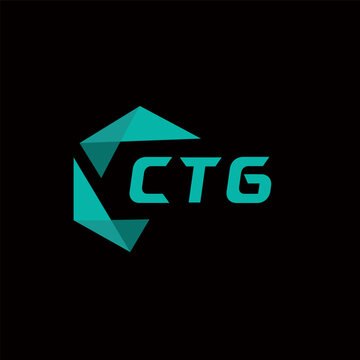 CTG creative minimalist letter logo. CTG unique vector initials alphabet letter logo design