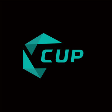 CUP creative minimalist letter logo. CUP unique vector initials alphabet letter logo design