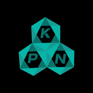KPN creative minimalist letter logo. KPN unique vector initials alphabet letter logo design