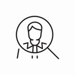 © Nijat - search human icon sign vector