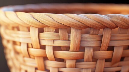 Poster - Detailed Close Up Of A Woven Basket