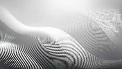 Poster - abstract white and grey modern square shape with halftone
