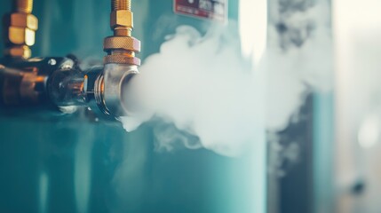Poster - Steam Emission from Pipe in Industrial Setting with Green Equipment