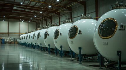 Poster - Industrial Facility with Multiple Spherical Pressure Vessels in Line