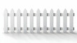 © Siasart - White Picket Fence 3D Render