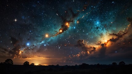 Wall Mural - celestial sunset