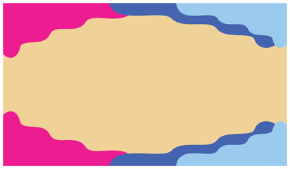 Poster - Abstract geometric background illustration design with empty space for placing text. Background illustration element design with liquid and flow style