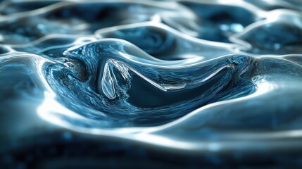 Fototapete - Modeling the flow of fluids Researchers are using 3D graphics to model fluid motion.