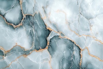 Poster - A close-up view of a marble surface with intricate patterns and soft colors.