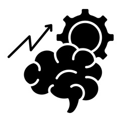 Wall Mural - Brain Function Icon